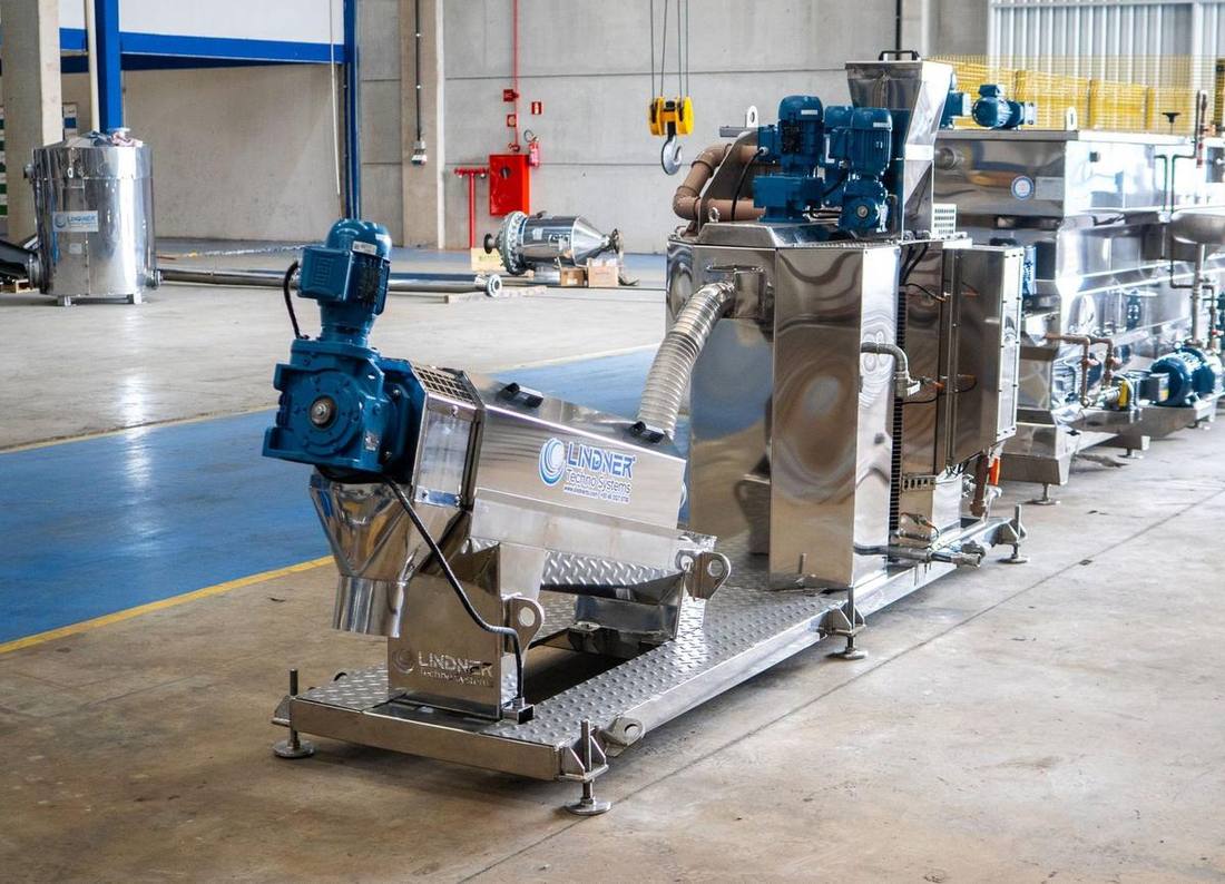 SKID Compacto de Desidratação de Lodo — Lindner Techno Systems